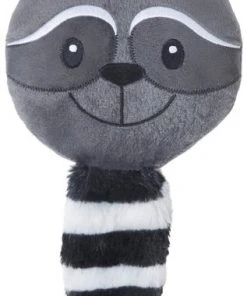 Frisco Raccoon Disc Plush Squeaky Dog Toy