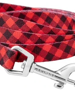 Frisco Buffalo Check Dog Leash