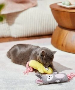 Frisco Easter Bunny & Chick Kicker Cat Toy, 2 count -PetNest Shop 248055 PT5. SY630 V1608763362