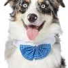 Frisco Plaid Dog & Cat Bow Tie, Blue