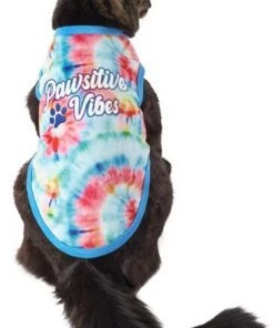 Frisco Pawsitive Vibes Tiedye Print Dog & Cat T-Shirt 10 Frisco Pawsitive Vibes Tiedye Print Dog & Cat T-Shirt -PetNest Shop 248782 PT2. SY630 V1637647053