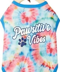 Frisco Pawsitive Vibes Tiedye Print Dog & Cat T-Shirt 11 Frisco Pawsitive Vibes Tiedye Print Dog & Cat T-Shirt -PetNest Shop 248782 PT3. SY630 V1644960084