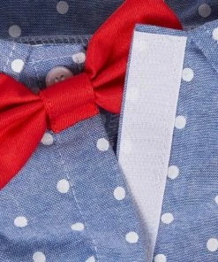 Frisco Polka Dot Chambray Dog & Cat Button Up Shirt -PetNest Shop 249161 PT5. SY630 V1624598554