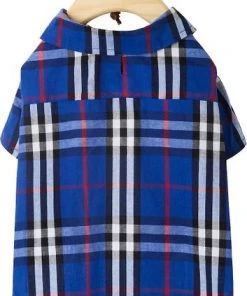 Frisco Plaid Dog & Cat Button Up Shirt, Navy Plaid -PetNest Shop 249176 PT3. SY630 V1624594355