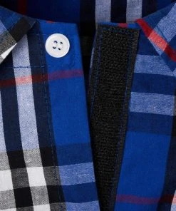 Frisco Plaid Dog & Cat Button Up Shirt, Navy Plaid -PetNest Shop 249176 PT5. SY630 V1624603671