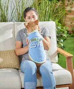 Frisco Rescued, Adopted, Loved Dog & Cat T-Shirt, Blue -PetNest Shop 249195 PT4. SY630 V1624602451