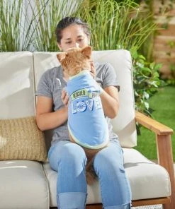 Frisco Rescued, Adopted, Loved Dog & Cat T-Shirt, Blue -PetNest Shop 249195 PT7. SY630 V1614105123