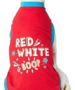 Frisco Red, White & Boop Dog & Cat T-Shirt -PetNest Shop 249241 PT2. SY630 V1624617458