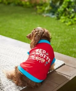 Frisco Red, White & Boop Dog & Cat T-Shirt -PetNest Shop 249241 PT7. SY630 V1614368529