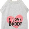 Frisco I Love Daddy Dog & Cat T-Shirt, Gray 2 Frisco I Love Daddy Dog & Cat T-Shirt, Gray -PetNest Shop 249262 MAIN. SY630 V1624603657