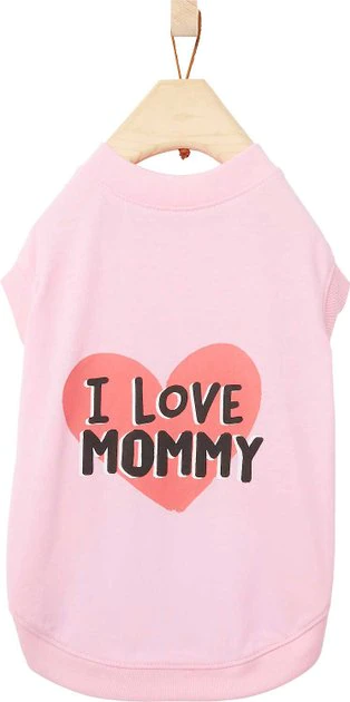 Frisco I Love Mommy Dog & Cat T-Shirt, Pink 3 Frisco I Love Mommy Dog & Cat T-Shirt, Pink