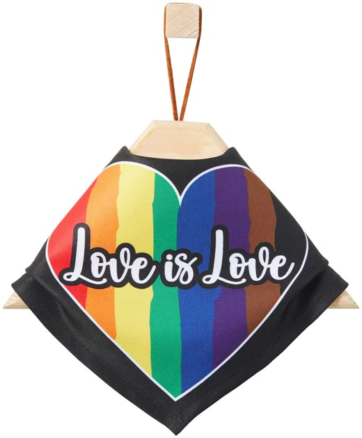 Frisco Love is Love Heart Dog & Cat Bandana 3 Frisco Love is Love Heart Dog & Cat Bandana