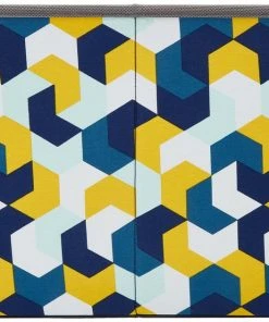 Frisco Rectangle Collapsible Pet Toy Storage Bin, Yellow Geometric -PetNest Shop 250578 PT5. SY630 V1615572202