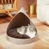 Frisco Felt Removable Hood Cave Cat & Dog Covered Bed