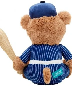 Frisco Baseball Bear Plush Squeaky Dog Toy, Blue -PetNest Shop 252742 PT2. SY630 V1613158576