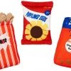 Frisco Baseball Snacks Dog Toy, 3 count