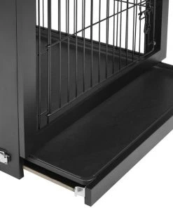 Frisco Double Door Furniture Style Dog Crate, Black -PetNest Shop 253027 PT4. SY630 V1635345853