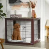 Frisco Double Door Furniture Style Dog Crate, Brown -PetNest Shop 253035 MAIN. SY630 V1635346058