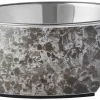 Frisco Black Marble Design Stainless Steel Dog & Cat Bowl