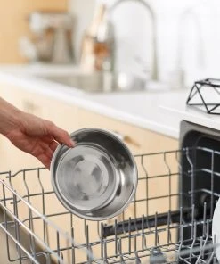 Frisco Elevated Stainless Steel Dog & Cat Bowl with Metal Stand -PetNest Shop 253054 PT7. SY630 V1616595479