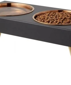 Frisco Copper Stainless Steel Elevated Foldable Double Dog & Cat Bowls -PetNest Shop 253059 PT3. SY630 V1616593946