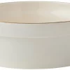 Frisco Gold Trim Melamine Dog & Cat Bowl, Cream -PetNest Shop 253062 MAIN. SY630 V1616595754