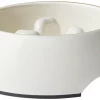 Frisco Melamine Slow Feed Dog & Cat Bowl with Gold Trim, Cream -PetNest Shop 253067 MAIN. SY630 V1615312338