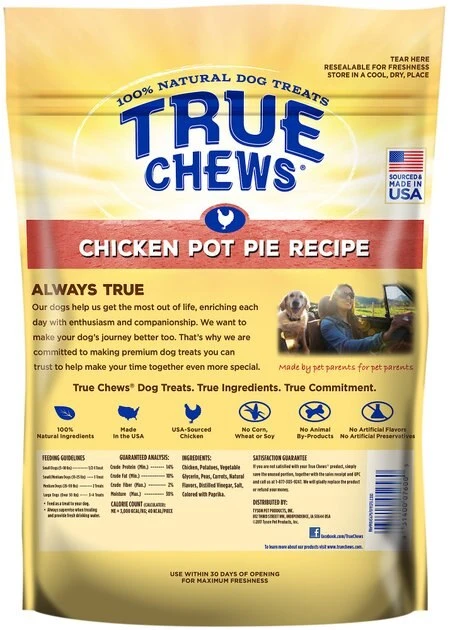 Frisco||True Chews Frisco Bungee Plush Squeaking Giraffe Dog Toy & True Chews Premium Chicken Pot Pie Recipe Dog Treats, 12-oz bag 7 Frisco||True Chews Frisco Bungee Plush Squeaking Giraffe Dog Toy & True Chews Premium Chicken Pot Pie Recipe Dog Treats, 12-oz bag - Image 5