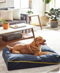 Frisco Faux Felt Zipper Pillow Cat & Dog Bed