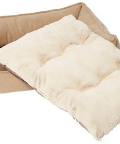 Frisco Faux Felt Flange Edge Bolster Cat & Dog Bed -PetNest Shop 255164 PT2. SY630 V1616011920