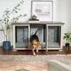 Frisco "Denver" Dog Crate Credenza & Mat Kit -PetNest Shop 255326 MAIN. SY630 V1617136902