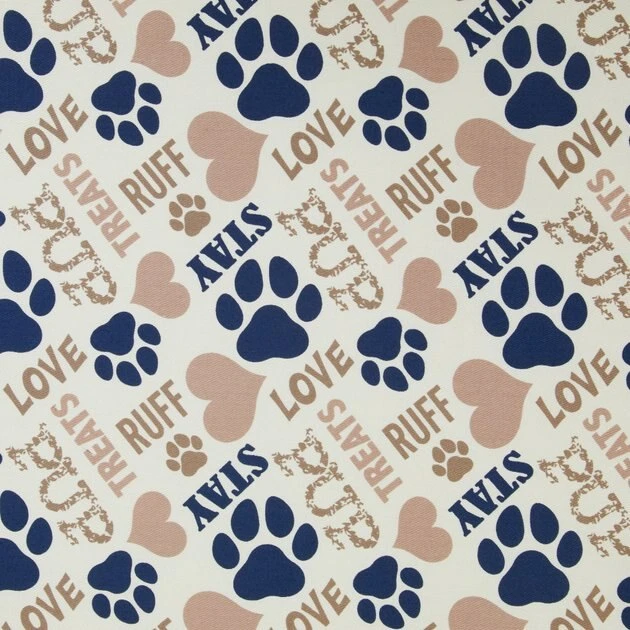 Frisco Micro Terry & Novelty Print Reversible Orthopedic Dog Crate Mat 6 Frisco Micro Terry & Novelty Print Reversible Orthopedic Dog Crate Mat - Image 4