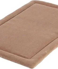 Frisco Heavy Duty Fold & Carry Double Door Collapsible Wire Dog Crate & Frisco Micro Terry Dog Crate Mat, Taupe -PetNest Shop 255535 PT3. SY630 V1604073121