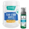 Frisco||Vet's Best Frisco Moisturizing Tear Stain Wipes with Organic Aloe for Dogs & Cats & Vet's Best Waterless Cat Bath, 4-oz bottle -PetNest Shop 255583 MAIN. SY630 V1604072543