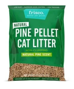 Fresh Step||Frisco Fresh Step Fresh Scent Cat Litter Deodorizing Crystals, 15-oz bottle & Frisco Pine Pellet Unscented Non-Clumping Wood Cat Litter, 40-lb bag -PetNest Shop 255591 PT3. SY630 V1603716107