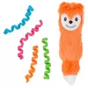 Frisco Swattin' Springs Cat Toy, 4-Pack & Frisco Plush Kicker Cat Toy, Orange Fox -PetNest Shop 255629 MAIN. SY630 V1602701183