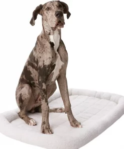 Frisco XX-Large Heavy Duty Single Door Wire Dog Crate, 54 inch & Frisco Quilted Dog Crate Mat, Ivory, 54-in -PetNest Shop 255633 PT4. SY630 V1604147207