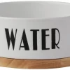 Frisco Ceramic Water Dog & Cat Bowl with Wood Base -PetNest Shop 256046 MAIN. SY630 V1615317394