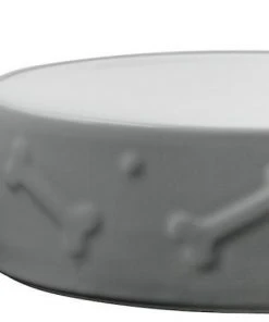 Frisco Bones Non-skid Ceramic Dog & Cat Bowl, Gray -PetNest Shop 256063 PT6. SY630 V1616508994 scaled