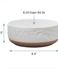 Frisco Paw Prints Non-skid Ceramic Bowl, 7.75 Cups -PetNest Shop 256072 PT1. SY630 V1616696973