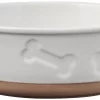 Frisco Bones Non-skid Ceramic Dog & Cat Bowl -PetNest Shop 256074 MAIN. SY630 V1615299985