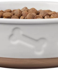 Frisco Bones Non-skid Ceramic Dog & Cat Bowl -PetNest Shop 256074 PT3. SY630 V1615313594