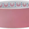Frisco Kaleidoscope Pattern Non-skid Ceramic Cat Dish, Pink, 1.62 Cup