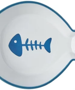 Frisco Fish Shaped Non-skid Ceramic Cat Bowl, 1.37 Cups 13 Frisco Fish Shaped Non-skid Ceramic Cat Bowl, 1.37 Cups -PetNest Shop 256111 PT4. SY630 V1616522607