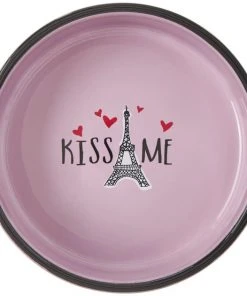 Frisco Paris Non-skid Ceramic Cat Dish, 1.62 Cup -PetNest Shop 256117 PT4. SY630 V1615312341