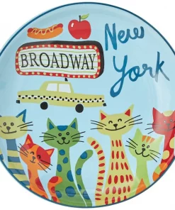 Frisco New York Non-skid Ceramic Cat Dish, 0.62 Cup
