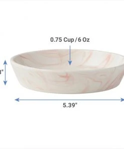 Frisco Marble Design Non-skid Ceramic Cat Dish, 0.75 Cup -PetNest Shop 256127 PT2. SY630 V1618240027