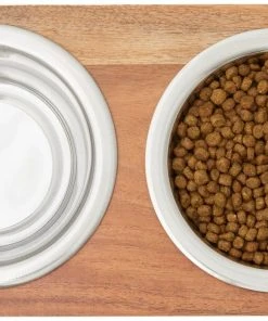 Frisco Wooden Bars Dog & Cat Double Bowl Diner 10 Frisco Wooden Bars Dog & Cat Double Bowl Diner -PetNest Shop 257142 PT2. SY630 V1615313205