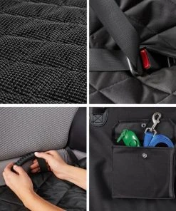 Frisco Premium Quilted Water Resistant Hammock Car Seat Cover with Seatbelt Tether & Travel Bag -PetNest Shop 258357 PT3. SY630 V1620161027