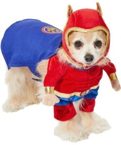 Frisco Front Walking Superhero Dog & Cat Costume -PetNest Shop 261079 PT3. SY630 V1624453661